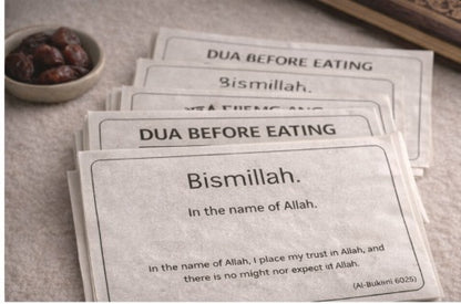 Hindi Dua Stickers (12 dua in a set)